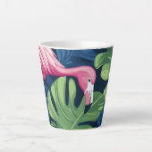 Mug café Flamant rose du matin (Devant)