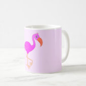 Mug café Flamant rose rose - Choisir les couleurs (Devant droit)