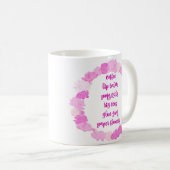 Mug Café, fleurs de papier (Devant droit)