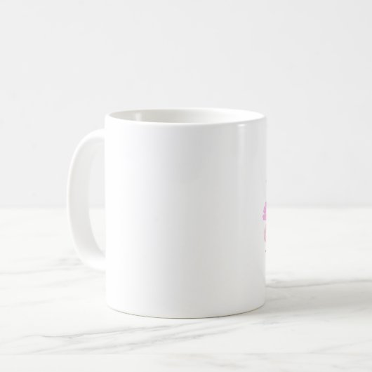 Mug Café, fleurs de papier (Devant gauche)