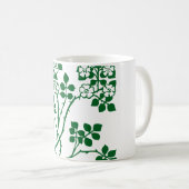 Mug café Floral Design (Devant droit)