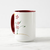 Mug café Floral Design (Devant gauche)
