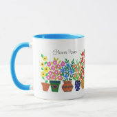 Mug café 'Flower Power' (Gauche)