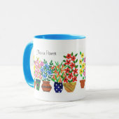 Mug café 'Flower Power' (Devant gauche)