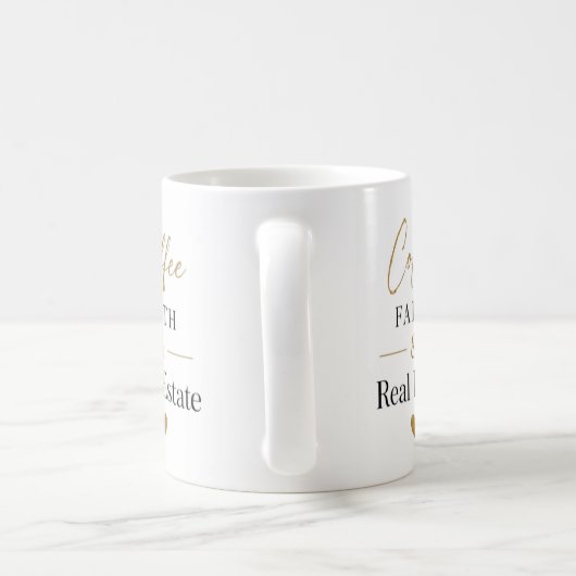 Mug Café Foi Immobilier  (Poignée)