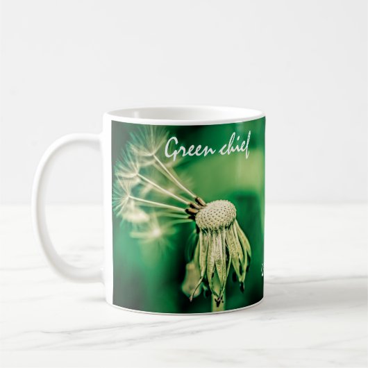 Mug Café fort en chef vert (Gauche)