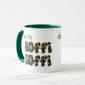 Mug café gallois : Hoffi Coffi, Floral (Devant gauche)