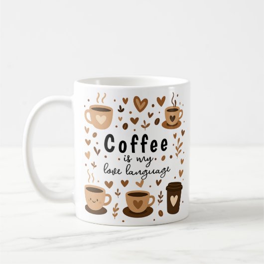 Mug Café glacé Cadeau tendance Lover (Gauche)