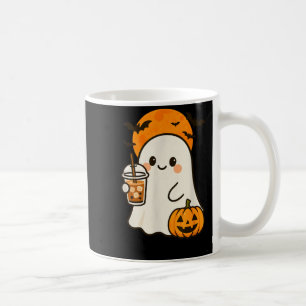 Mug Café glacé fantôme mignon et citrouille pour Hallo