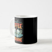 Mug Café glacé rétro & soleil drôle d'été (Devant gauche)