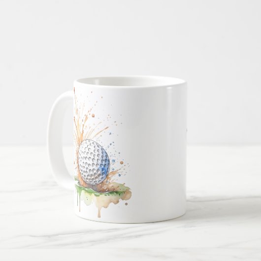 Mug Café & Golf Equals Par-fection ! (Devant gauche)