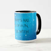 MUG CAFÉ "GRAMMMY" OU BOUG À THÉ. (Devant droit)