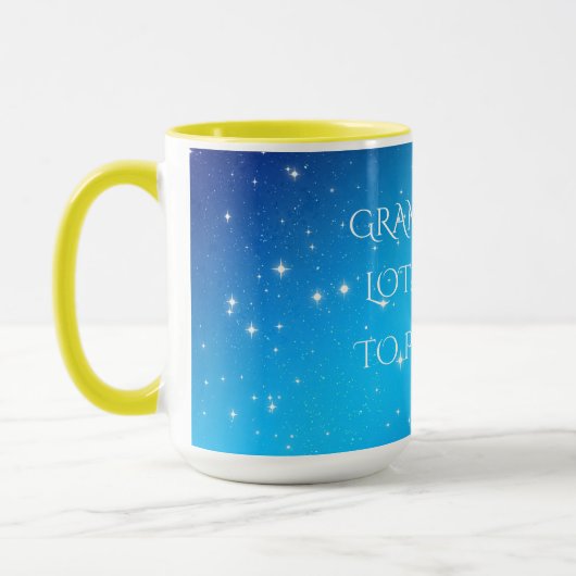 MUG CAFÉ "GRAMMMY" OU BOUG À THÉ. (Gauche)