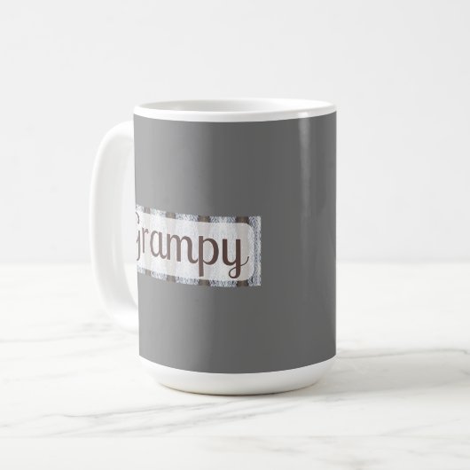 Mug café Grampy moderne (Devant gauche)