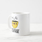 Mug Café gratuit Funky Drink Pun (Devant gauche)