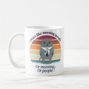 Mug Café grincheux captif Conception de l'Humour du ma