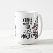 MUG CAFÉ GRIS GRIS ADORABLE GNOME CUTE (Devant droit)