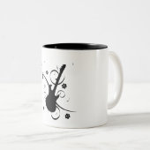 Mug café guitare (Devant droit)