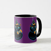 Mug café Halloween (Devant droit)