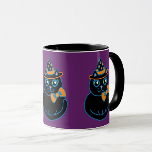 Mug café Halloween (Devant droit)