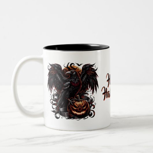 Mug café Halloween Raven (Gauche)