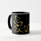 Mug Café Heart Gold (Devant gauche)