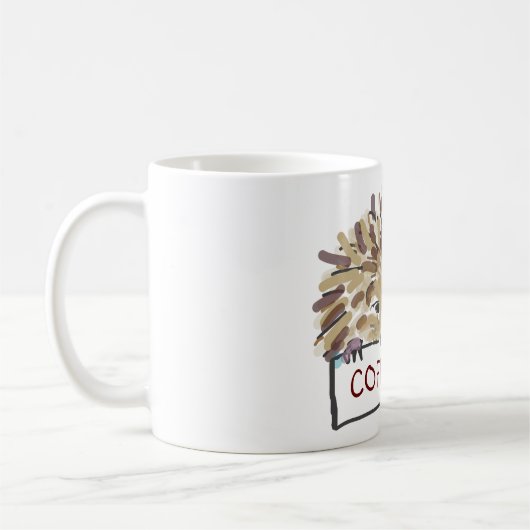 Mug Café hérisson (Gauche)