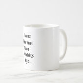 Mug café Humour lapin (Devant droit)