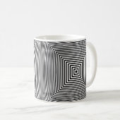 Mug café illusion optique (Devant droit)