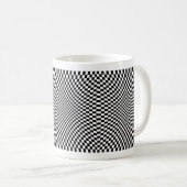Mug café illusion optique (Devant droit)