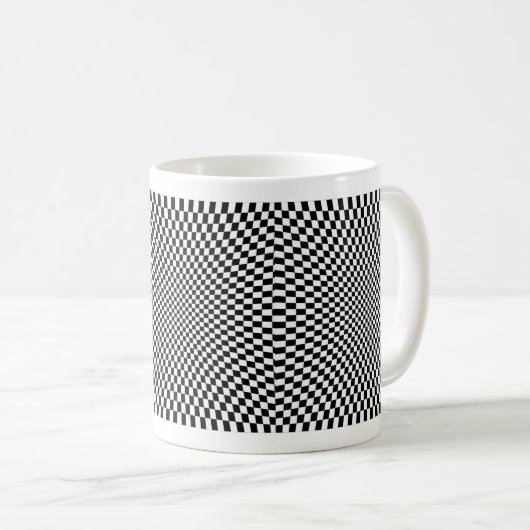 Mug café illusion optique (Devant droit)