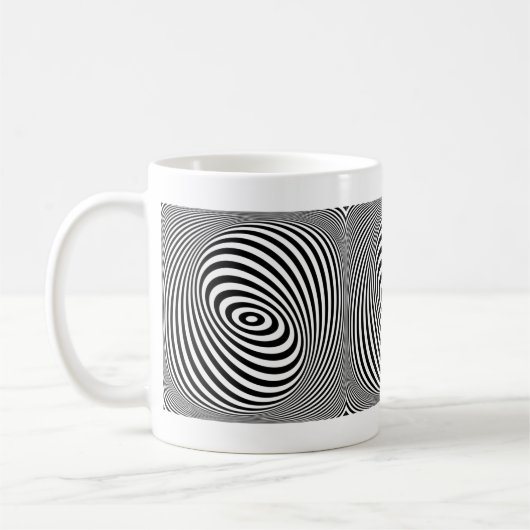 Mug café illusion optique (Gauche)