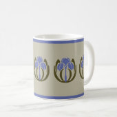 Mug café Iris Art nouveau (Devant droit)