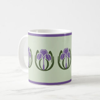 Mug café Iris Art nouveau