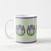 Mug café Iris Art nouveau (Gauche)