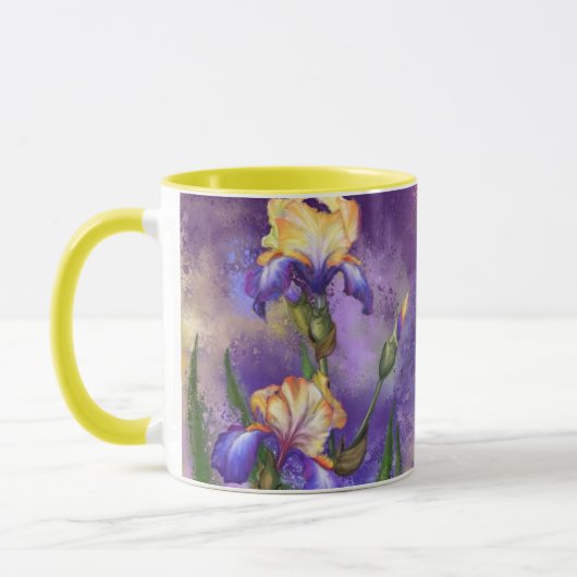 Mug café Iris Fleurs (Gauche)