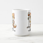 Mug Café IV Déchets Caféine Real Boss Drôle (Centre)