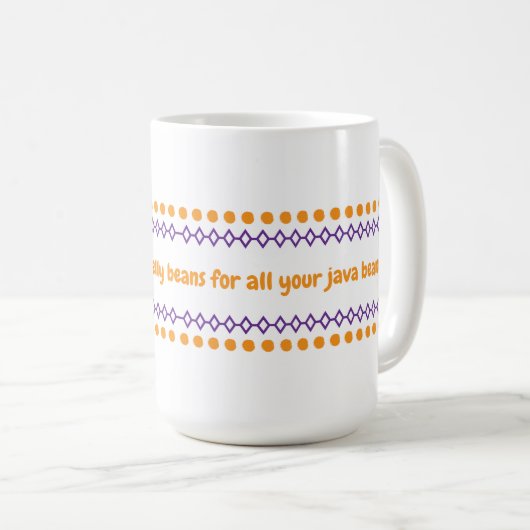 Mug café Java II de Pâques (Devant droit)