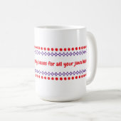 Mug café Java II de Pâques (Devant droit)