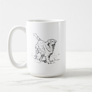 Mug Café Joyeux Golden Retriever, Cadeau pour Mama