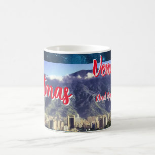 Mug Café joyeux Noël Venezuela, personnalisable