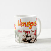 Mug Café joyeux Noël Venezuela, personnalisable (Devant droit)