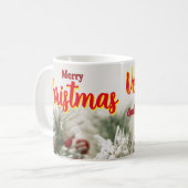 Mug Café joyeux Noël Venezuela, personnalisable (Devant gauche)