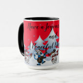 Mug Café Joyeux/Paisible/Mug De Thé (Devant gauche)