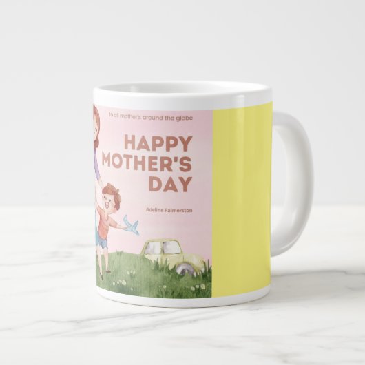 Mug café Jumbo. (Devant droit)