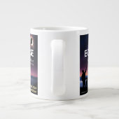 Mug café Jumbo pour le Avril 8, 2024 Éclipse solai (Dos)