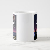 Mug café Jumbo pour le Avril 8, 2024 Éclipse solai (Devant)