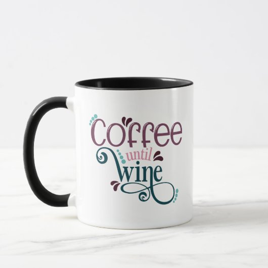 Mug Café Jusqu'Au Café À Vin (Gauche)