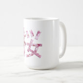 Mug Café Kanji Sakura en fleur de cerisier japonais Ha (Devant droit)