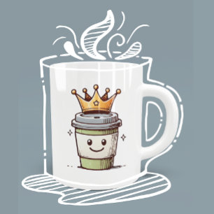 Mug Café King Kawaii